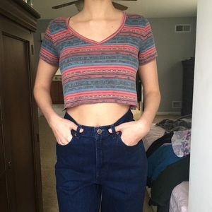 Striped Crop Top🤩